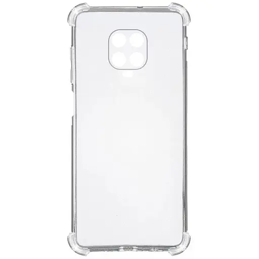 TPU чехол GETMAN Ease logo усиленные углы Full Camera для Xiaomi Redmi Note 9s/Note 9 Pro/9 Pro Max Бесцветный (прозрачный)