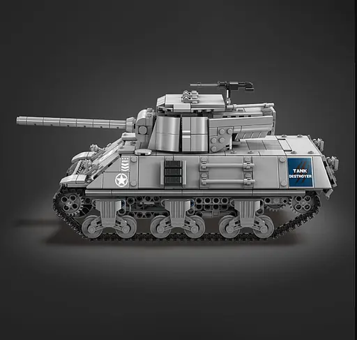 Конструктор танк М36  на радіокеруванні  Mould King Jackson Tank Destroyer Technik військова техніка  для дорослих та дітей 1057 деталей - фото 4