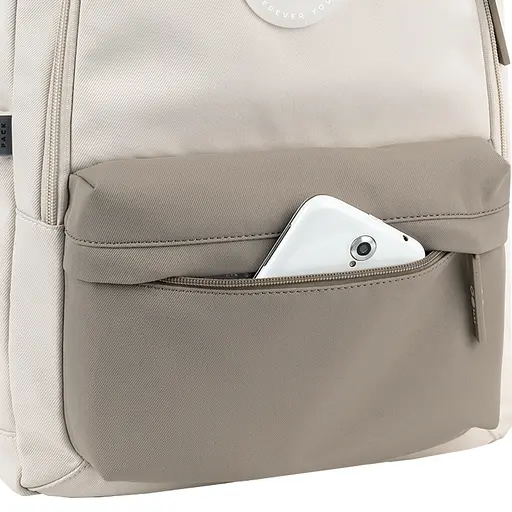 Рюкзак GoPack Education Teens 141L бежевый, коричневый Бежевый (GO26-141L-1) - фото 9