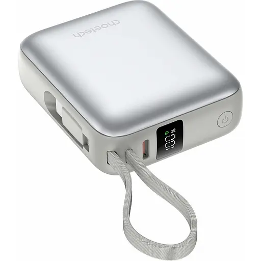 Внешний аккумулятор Choetech Magnetic Wireless B832-GO 10000mAh 35W Silver [156580] - фото 2