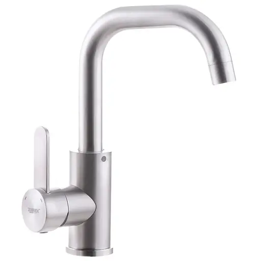 Смеситель для умывальника Zerix SAS-001G ZX3121 Нержавеющая сталь - фото 1