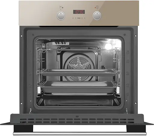 Духовой шкаф электрический Hansa 65 л A дисплей конвекция бежевый - фото 3