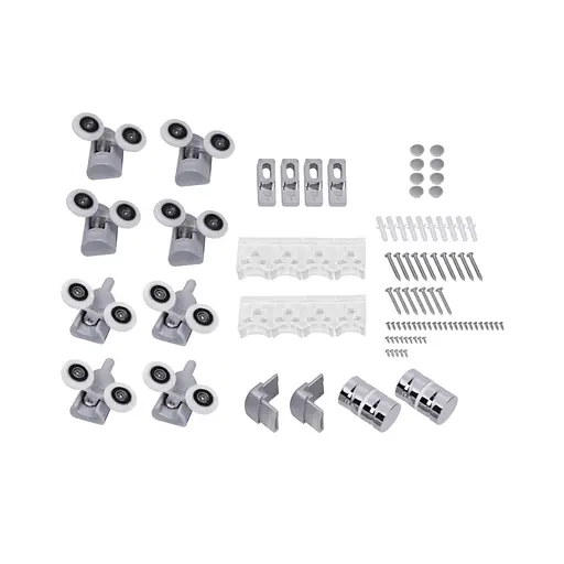 Душова кабіна Lidz Latwa SC90x90.SAT.MID.FR, скло Frost 4 мм без піддона, Універсальна, хром матовий, без поддона - фото 7