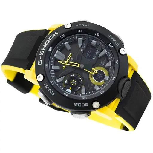 Часы мужские водонепроницаемые противоударные Casio G-Shock GA-2000-1A9ER - фото 5