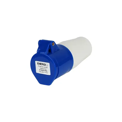 Гніздо силове переносне ГП 16A 2Р+РЕ (213) 220V IP44 EO - фото 1