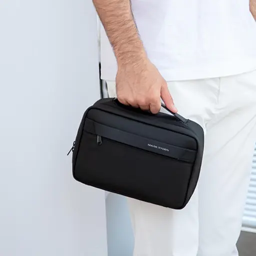 Дорожная косметичка на молнии Mark Ryden MR86, Черный - фото 8