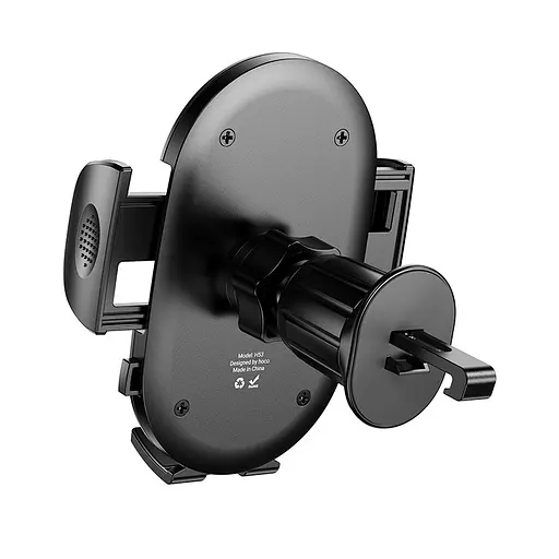 Холдер Hoco H53 Brusco ultra-thin push-type car holderair outlet Черный - фото 3