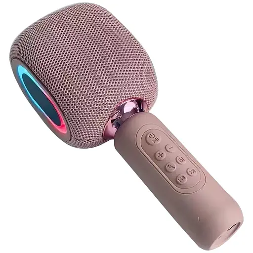 Караоке Мікрофон-колонка KMC500 Pink - фото 2