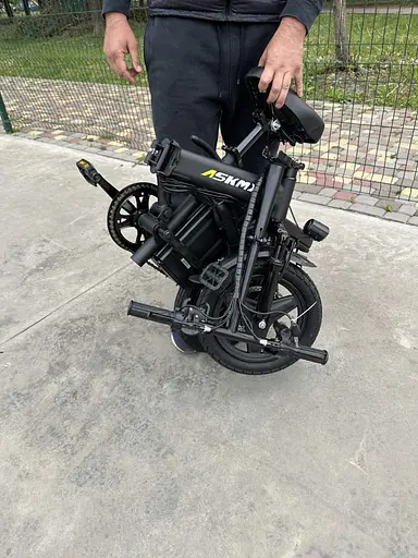 Мини электровелосипед двухместный Askmy U15 (500W, 15Ah) - фото 5