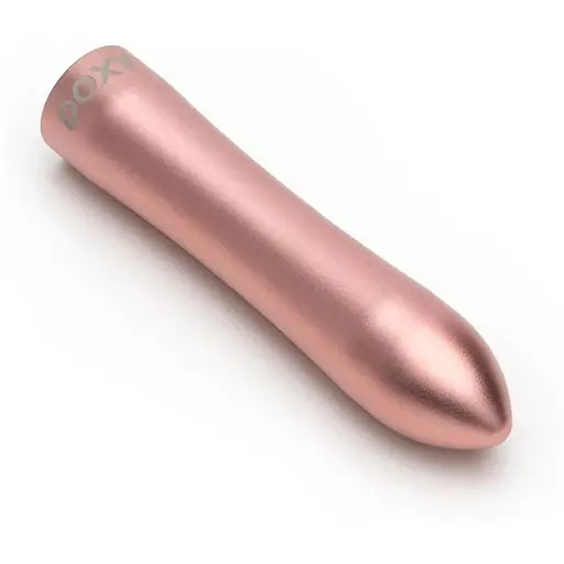 Вибропуля Doxy Rose Gold в металлическом кейсе ультрагладкая 7 режимов - фото 2