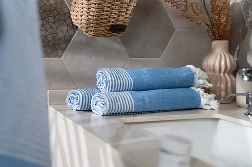 Рушник Ardesto SPA 90х170 см 100% бавовна синій (ART2690BL)  - фото 8