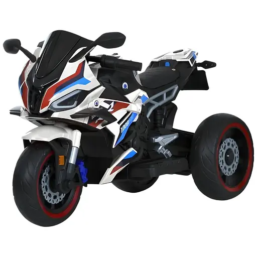 Електромобіль дитячий Bambi Мотоцикл M 6143EL-1 триколісний 12V7AH світло музика EVA