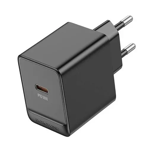 Сетевое зарядное устройство для Borofone BAS15A Erudite single port PD30W черный - фото 4