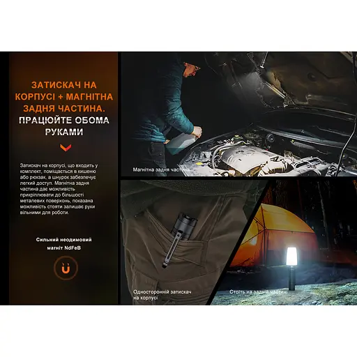 Ліхтар ручний Fenix E35R, блакитний | Лімітована серія - фото 11