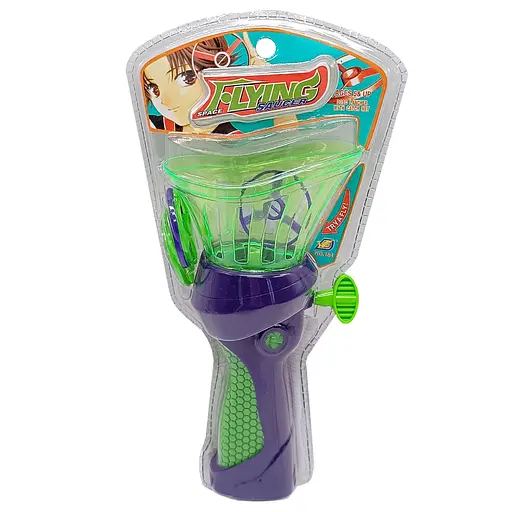 Детская запускалка 154 в наборе 4 диска, синий