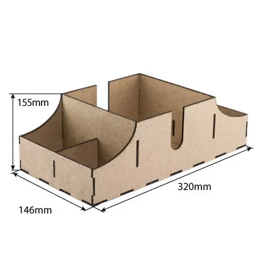 Заготовка для декорирования "Органайзер для кухонных аксессуаров и салфеток" Fabrika Decoru FDPO-023 - фото 3