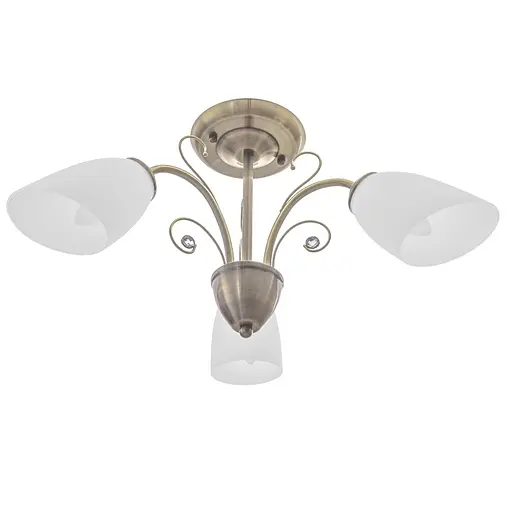 Люстра стельова Brille в спальню E27 60W BZ (LK-565C/3)