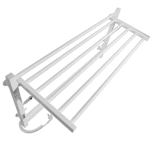 Электрический полотенцесушитель Laris Зебра Астор ЧФ8 1000x500 Е левый R3 77700078, Белый, Левое, Электронный - фото 4