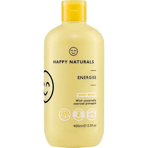 Гель для душа Happy Naturals Energising 400 мл - фото 1