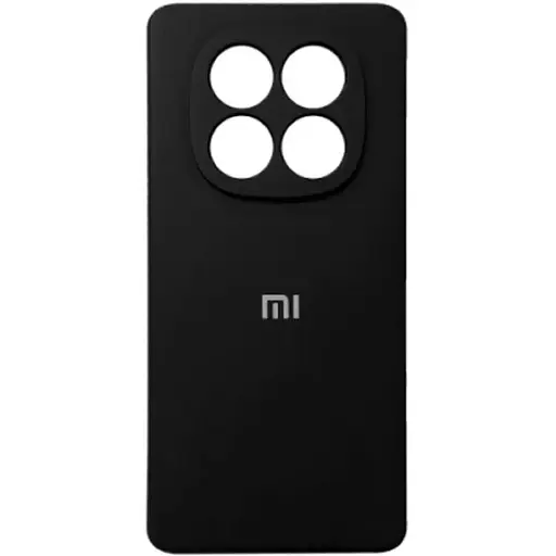 Чохол Silicone Cover Silicone Case AA for Xiaomi Redmi Note 14 Pro 4G Black - фото 1