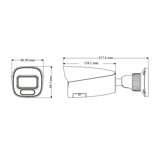 IP-видеокамера 4Mp TVT TD-9442C4(AZ/PE/WR2) Full Color f=2.8-12mm с микрофоном (77-00442) - фото 2
