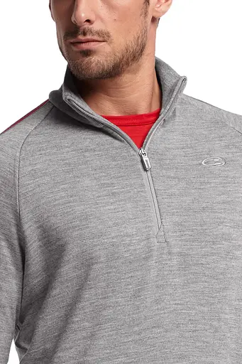 Кофта Icebreaker Coronet LS Half Zip L Metro/Black (1052-101 530 001 L) - фото 4