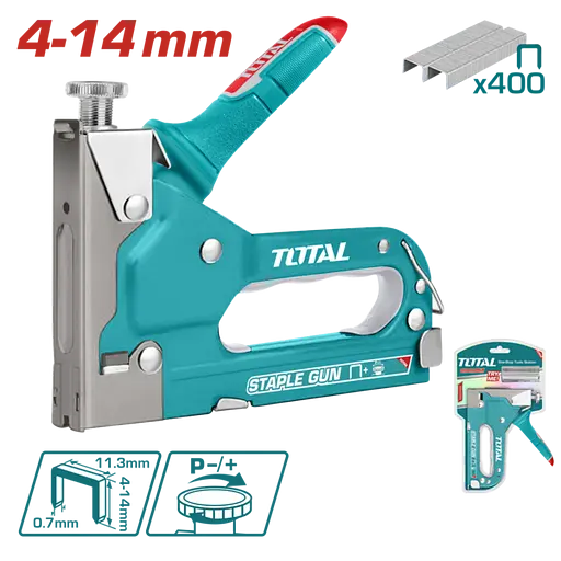 Степлер TOTAL THT311425 для скоб 4-14 мм