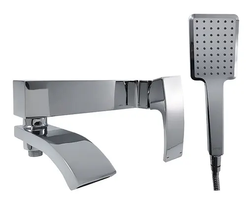 Смеситель для ванны короткий поворотный гусак Ø35 Gappo Jacob 1/4 G3207 Хром - фото 1