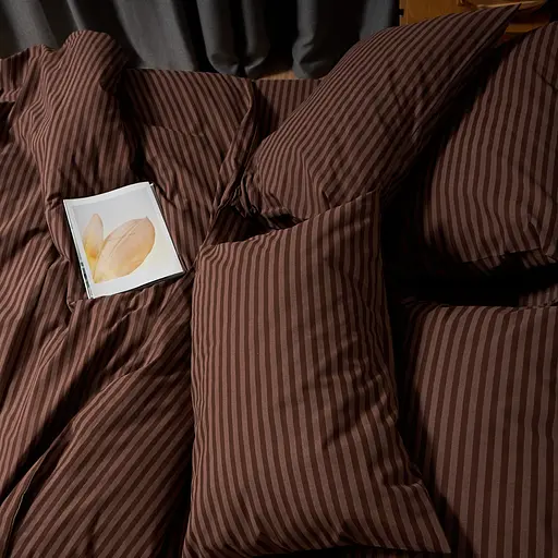 Комплект постельного белья Moon&Star Бязь Gold Люкс Espresso Lines Семейный 143х210х2 наволочки 4х70х70 - фото 7