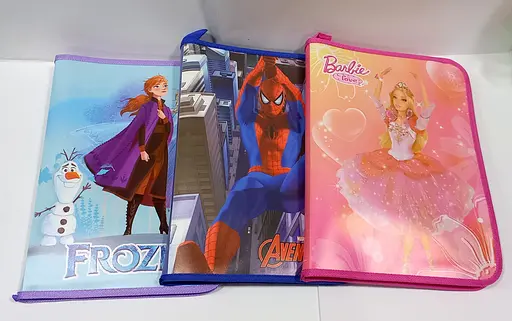 Папка А4 на змійці 331 "Мультики" (6933586124560) Крижане серце Бузковий - фото 2