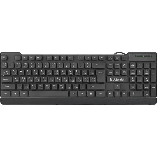 Клавіатура Defender Element HB-190 UA, 104кн., повнорозмірна, чорна