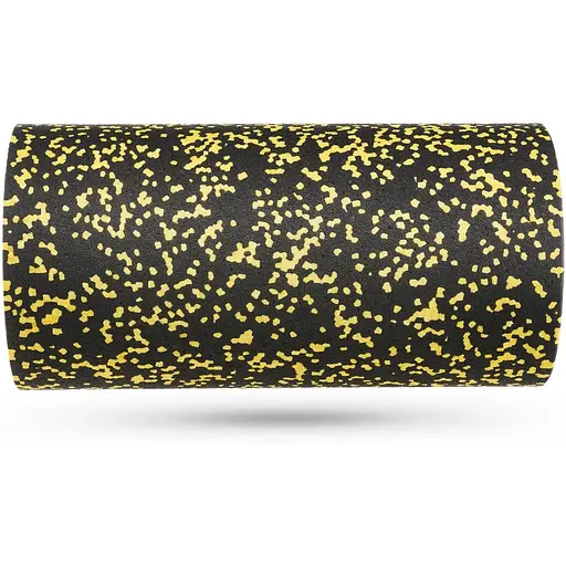 Масажний ролик Gymtek для йоги та фітнесу EPP 30x15см чорно-жовтий - фото 2