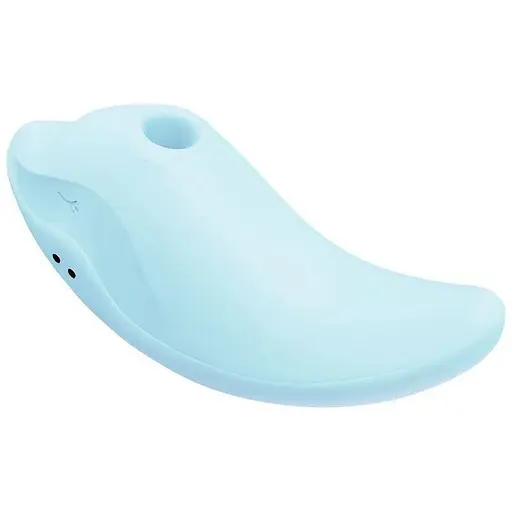 Вибратор и вакуумный стимулятор CuteVibe Heidi Blue - фото 3