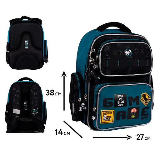 Рюкзак шкільний напівкаркасний Yes Game Fan S-101 - фото 2