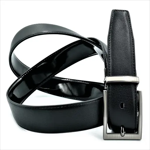 Ремінь шкіряний Weatro чоловічий двосторонній 110-125х3,5 см acs0013794 - фото 5