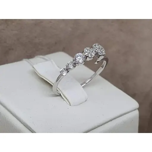 Золоте кільце Favoritum з фіанітами. 111860_Б 16 - фото 4