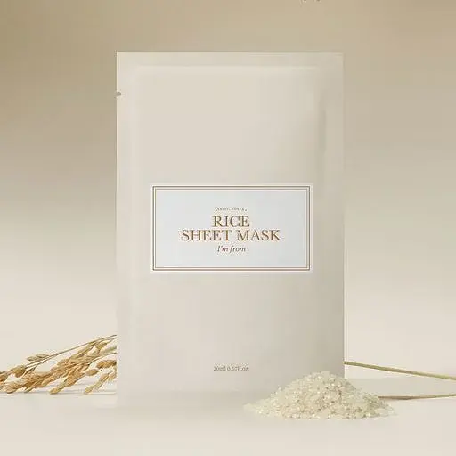 Зволожуюча тканинна маска з екстрактом рису I’m from Rice Sheet Mask 20 мл 1 шт. - фото 2