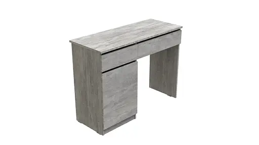 Стіл комп'ютерний Віто Ferrum-decor 750x1000x400 ДСП Бетон 16 мм (FRD-104823) - фото 2