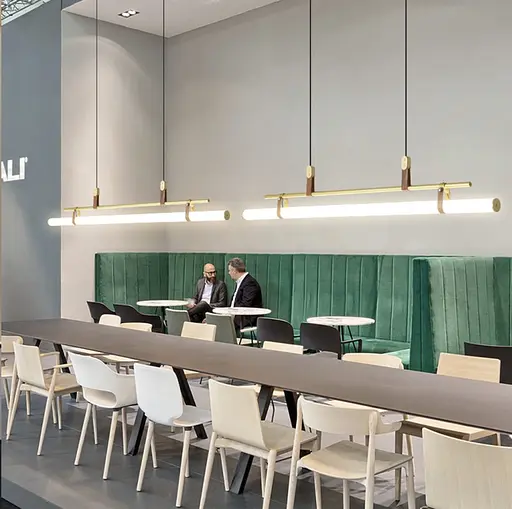 Подвесной светодиодный светильник в удлиненной форме Line.F Длина 85 см - фото 4