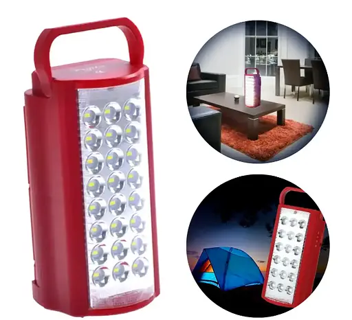 Светодиодный фонарь ALMINA 1024 24 SMD аккумулятор 6V 4Ah Power Bank зарядка 220V - фото 3