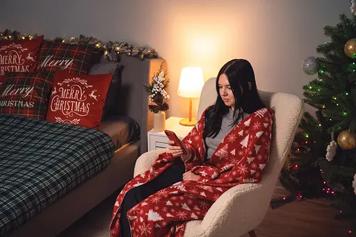 Плед Ardesto Fleece 130x160 см заснеженные елки (ART0715PB) - фото 7