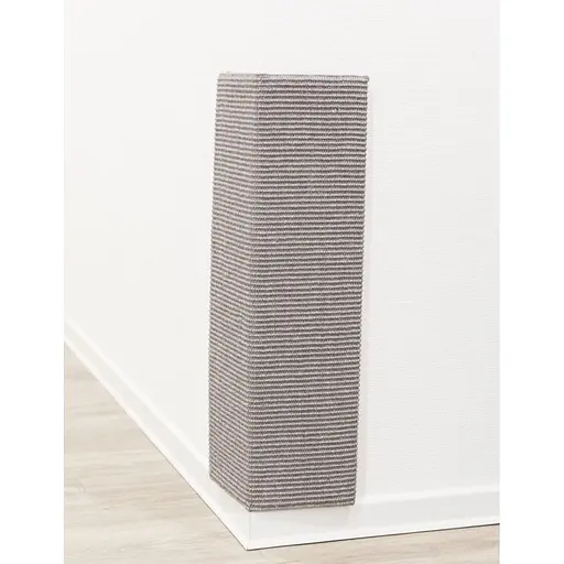 Дряпка Trixie для котив XXL настинна кутова сизаль/плюш сіра 38х75 см [CD] - фото 6