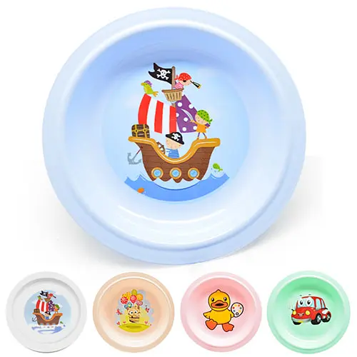 Тарелка детская "солнышко" пластик 18 см pb-116