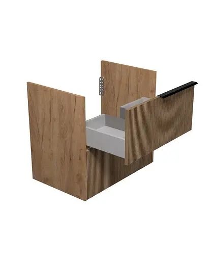 Тумба Мойдодир Grace 70-A під умивальник дуб підсмажений - фото 2