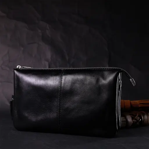 Кожаная женская сумка Grande Pelle 26х15.5х3 см sum0023600 - фото 10