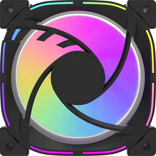 Комплект вентиляторів Darkflash INF24 3 in 1 Black (INF24 3IN1(PWM) black) - фото 3