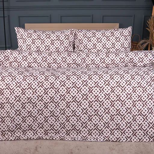 Наволочка Mirson Ranforce Elite Abstract Brown 70х70 см (2200013165330) - фото 4