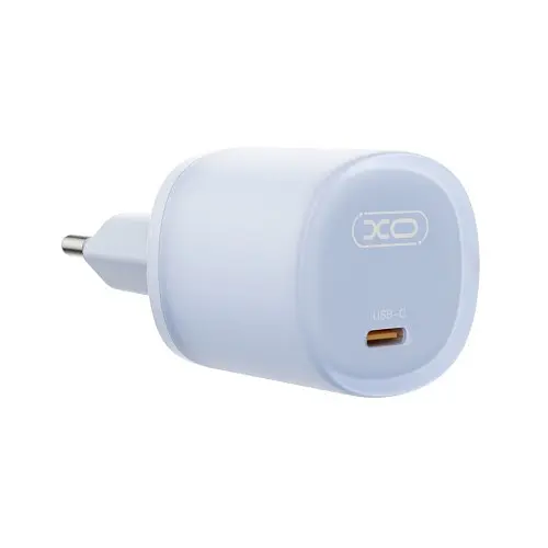 Мережевий зарядний пристрій XO L143(EU) PD20W Single USB-C Charger Синій - фото 1