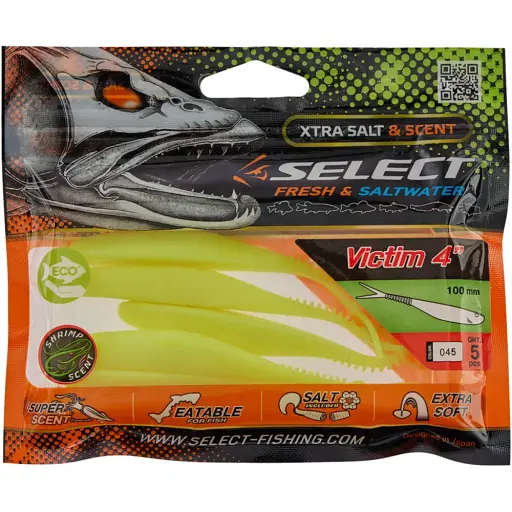 Силикон Select Victim V-Tail 4" #045 (5 шт/уп) - фото 2