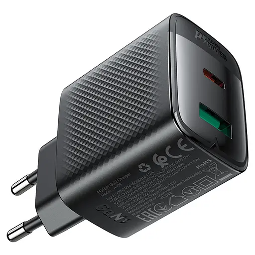 МЗП Acefast A106 GaN PD45W (1USB-A/1C) - фото 3